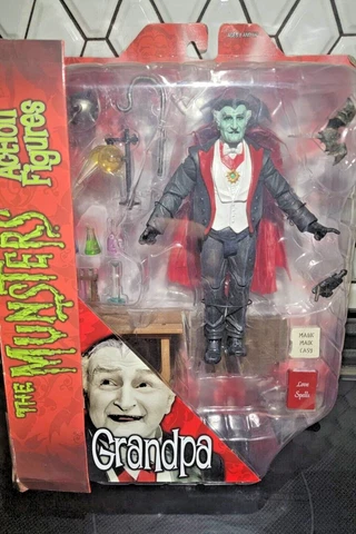 The Munsters Grandpa Action Figure NEW Factory Sealed Diamond Select 2011 Cover