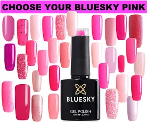 BLUESKY GEL NAIL POLISH PINK SUMMER POPULAR MOST WANTED COLORS UV LED SOAK OFF - Picture 1 of 163