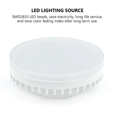 Bulb 85-265V Bedroom GX53 Lamp Hotel LED 5W-18W Living Room Warm/Cool White 8Pcs - Image 1 of 4