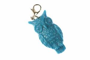 Owl Charm Aharm Bracelet Miniblings Charms Bird Owl Owls Turquoise