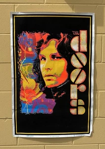 Póster Jim Morrison The Doors Raro Vintage Terciopelo Luz Negra Escorpio 1994 - Imagen 1 de 12
