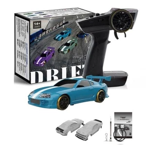 RC Auto 1/76 On-Road Car Turbo Racing C63 hellblau RTR 2DW 2,4GHz Japan - Bild 1 von 4