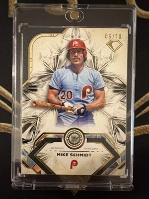 2025 Topps Diamond Icons MIKE SCHMIDT Genuine Diamond /10 Phillies HOF SSP 🔥 - Image 1 of 2
