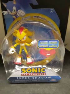 JAKKS Pacific Sonic The Hedgehog 4" Super Shadow Figur mit Chaos Emerald - Bild 1 von 9