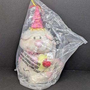 Avon Lily the Birthday Lamb Plush 2014 Light Up LED Fan Propeller - Picture 1 of 16