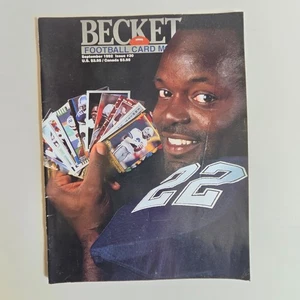 Beckett Football Card Monthly Magazine Montana ,Cunningham Issue Sept 92 Old Vtg - Picture 1 of 5