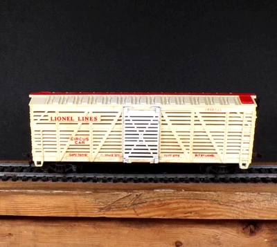 EXCELLENT VINTAGE LIONEL HO #0866200 LIONEL LINES CIRCUS CAR FROM 1959 - Image 1 of 4