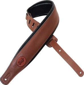 Levy's MSS2 2.5in Padded Garment Leather Guitar Strap, Tan - Picture 1 of 2