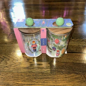 Gourmet Foods Umweltfreundlich Nussknacker Glas Weihnachten Glas 2er Set mit Deckel - Bild 1 von 13