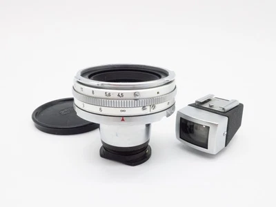 Contarex Carl Zeiss Biogon 1:4.5 f=21mm Chrome Lens + Zeiss Ikon 435 Finder - Image 1 of 4