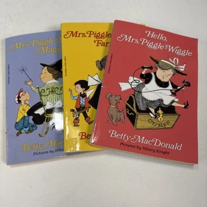 Mrs Piggle-Wiggle Betty MacDonald Lot 3 Vintage 1980s Paperback Books Set - Imagen 1 de 13