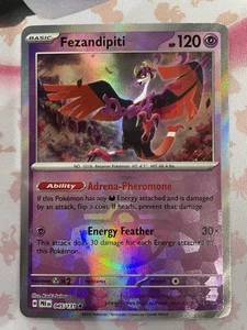 Pokémon TCG - S&V Prismatic Evolutions - Fezandipiti 045/131 Masterball Holo - Picture 1 of 2