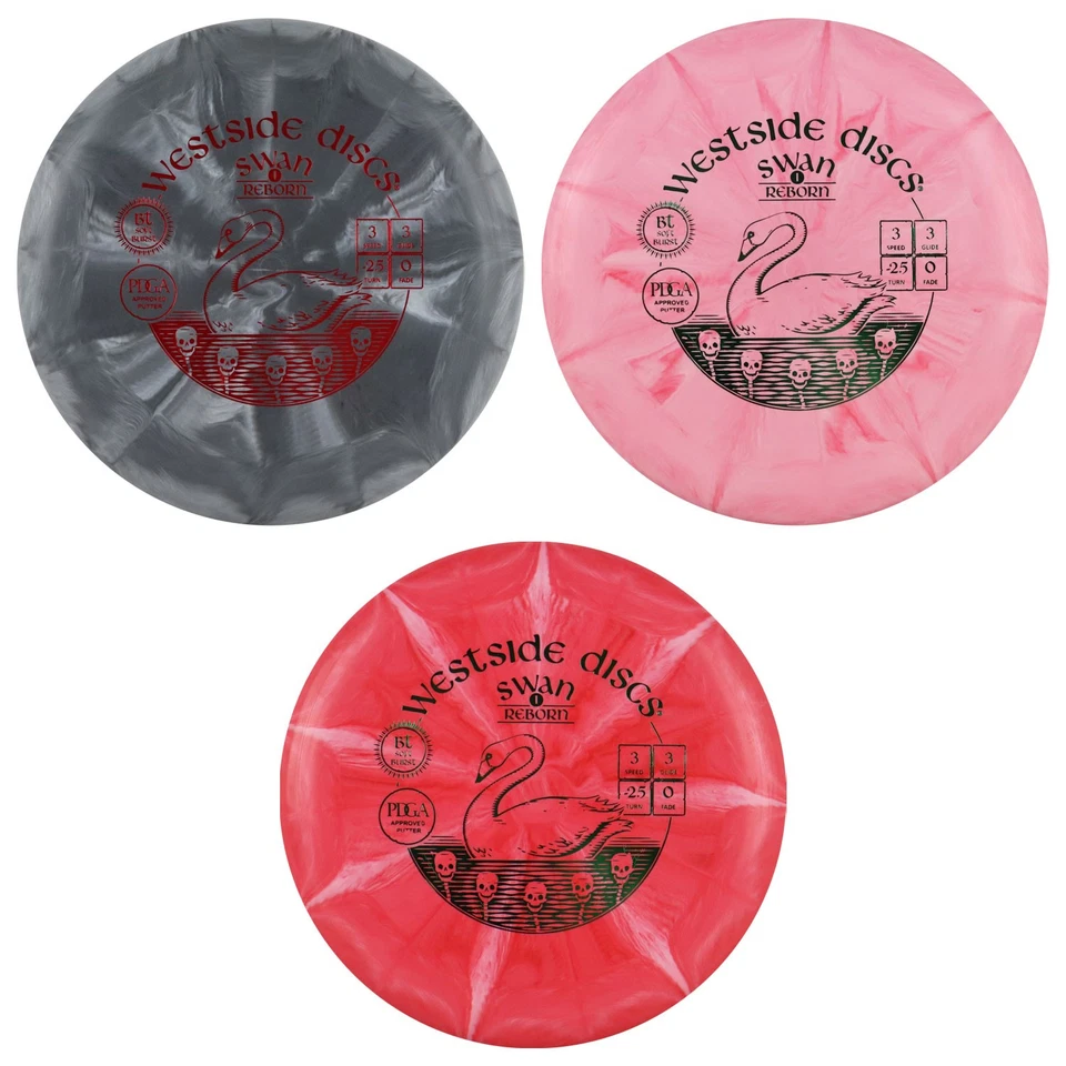 Westside Disc Golf BT Soft Burst Swan 1 Reborn Putter 3/3/-2.5/0 - Choose Exact - Image 1 of 1