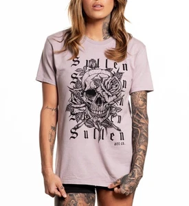SULLEN CLOTHING REPEATER ASHES OF ROSES PINK LADIES T-SHIRT (M) - Picture 1 of 3