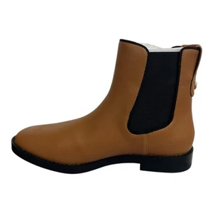 Aerosoles Boots Ankle Booties Tan Tropea Chelsea Size 7.5W Elastic stretch - Picture 1 of 12
