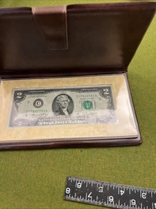 1976 USA $2 Two Dollar Bicentennial Commemorative Bill 1st Day of Issue - Picture 1 of 13