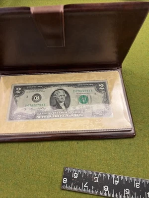 1976 USA $2 Two Dollar Bicentennial Commemorative Bill 1st Day of Issue - Image 1 of 4