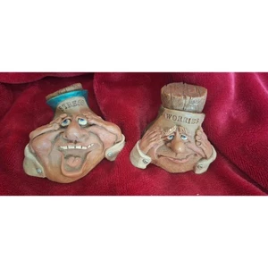 2) Estatuillas Frumps D&D Studios, D. Harris - ¡Hechas en Estados Unidos! Estrés y preocupaciones  - Imagen 1 de 6