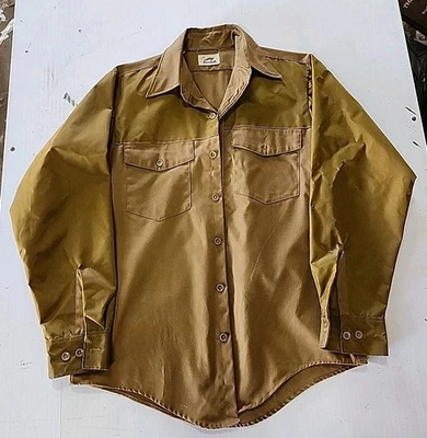 Vintage Duxbak Shirt Mens XL Brown Long Sleeve Hunting Outdoor Button Up 90s - Image 1 of 4