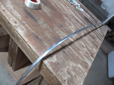 1950 Chevrolet Styleline 4 door sedan rear fender top trim molding  piece DR - Image 1 of 4