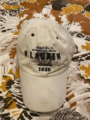 Sombrero Polo Ralph Lauren Vintage Años 90 RLPC Co 1938 Pesca con Mosca Deportista Alce Foto 1 de 4
