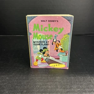 1975 großes kleines Buch Walt Disney Mickey Mouse Krimi im Disneyland - Bild 1 von 9