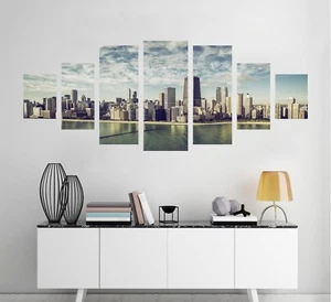 3D City Clouds 85 Unframed Print Wall Paper Decal Wall Deco Indoor AJ Jenny - Picture 1 of 6