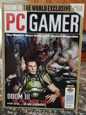 PC GAMER Magazine DOOM III Special Issue December 2002 Vol 9 #10 NO CD-ROM  Foto 1 de 4