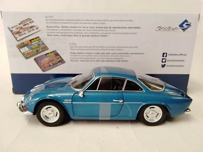 Solido Renault Alpine A110 1600 S bleu 1969 1/18 S1804201 - Immagine 1 di 3