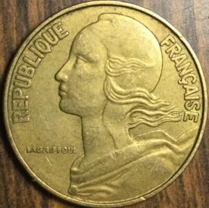 1969 FRANCE 20 CENTIMES COIN - Picture 1 of 2