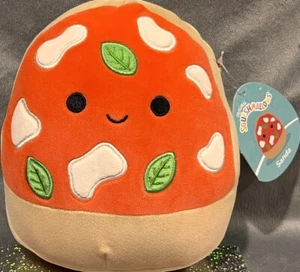 "Muñeco de peluche Squishmallows 9"" Sanda Kawaii Food Squad Margherita pastel de tomate pizza" - Imagen 1 de 10