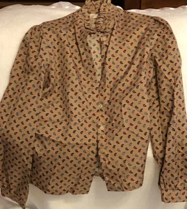 Vintage Inner Visions Damen Shirt Teardrop Pattern Ship N Shore Sh2 - Bild 1 von 3
