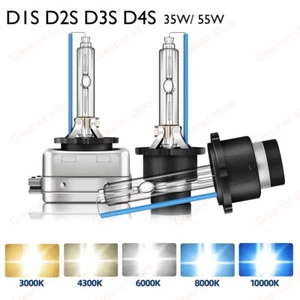 35W 55W D1S D2S D3S D4S 5K 6000K 8000K 10000K Car HID Headlight Xenon Lamp Bulb - Picture 1 of 21