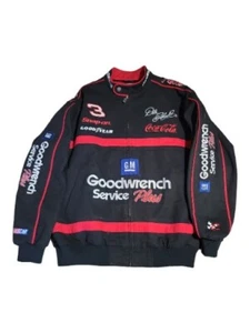 🔴⚪️Chase Authentics VTG Dale Earnhardt Jacket Goodwrench FULL Embroidery 🔴⚪️ - Picture 1 of 4