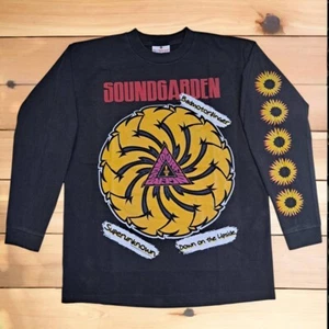 Camiseta Soundgarden Vintage Manga Larga Negra Algodón Desteñido Reimpresión Talla XL 002 - Imagen 1 de 20