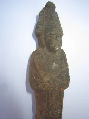 OUSHEBTI STATUETTE FUNERAIRE EGYPTE ANCIENNE - TERRE CUITE  - Photo 1/4