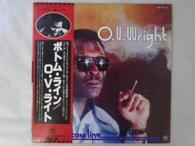 O.V. Wright The Bottom Line Hi Records VIP-6512 Japan promo VINYL LP OBI - Image 1 of 3