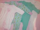 Baby Girl Sleepsuits Baby Grows Rompers 0-3 3-6 2-4 Months Great Clean Condition