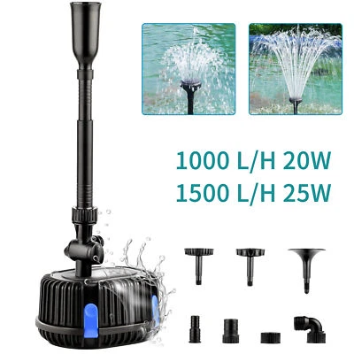 Garten Springbrunnenpumpe Teichpumpe Wasserspielpumpe Bachlaufpumpe Wasserpumpe - Bild 1 von 4