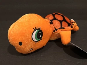 Juguete de peluche tortuga nuevo de fábrica con etiqueta naranja - Imagen 1 de 5