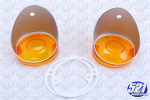 Front Turn Parking Light Signal Lenses Fits 70 Charger 70 71-4 Challenger Mopar - Bild 1 von 2