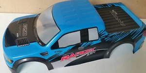 RC car 190mm on road drift F150 Truck Body Shell 1/10 Blue/Black - Picture 1 of 5