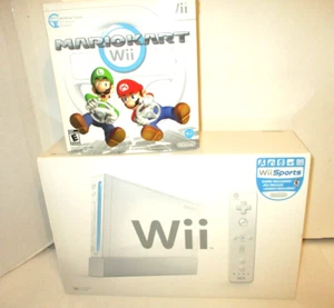 Consola de Videojuegos Nintendo Wii con Caja Probada y Funciona con Juego Mario Kart - Imagen 1 de 11