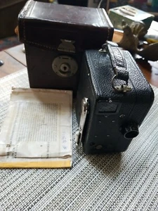Rare - Zeiss Ikon Kinamo S10 16mm Cine Movie Camera Tessar Lens w/ Case Manual - Picture 1 of 19