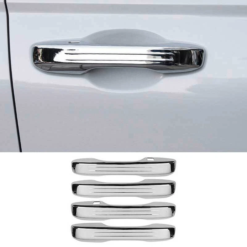 Ajuste para Honda CRV CR-V 2023-2024 ABS Cromo Exterior Puerta Lateral Manija Cubierta Tapicería Foto 1 de 4