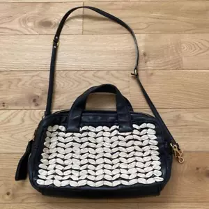 Miu Miu Matelasse Shoulder Bag Black White Gold Hardware Women's From Japan Used - Picture 1 of 7