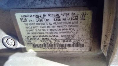 Radiator Fits 00-06 SENTRA 1194464 Foto 1 de 4