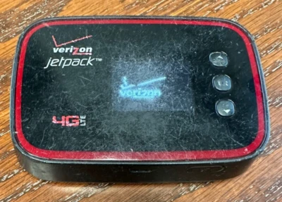 Used Pantech Verizon Jetpack MHS291LVW 4G LTE Mobile Hotspot Black w/ Battery - Image 1 of 3