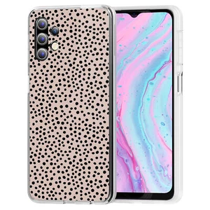 TalkingCase Slim Case for Samsung Galaxy A32 5G, Polka Dots Brown Print, USA - Picture 1 of 7