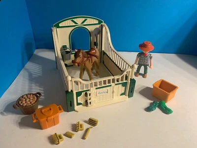 jk- Playmobil boîte à chevaux similaire 5107 5108 5109 5110 5111 5112 accessoires supplémentaires - Photo 1/2